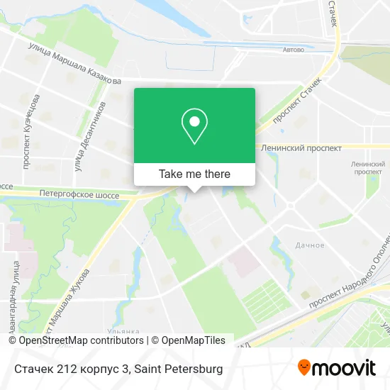 Стачек 212 корпус 3 map