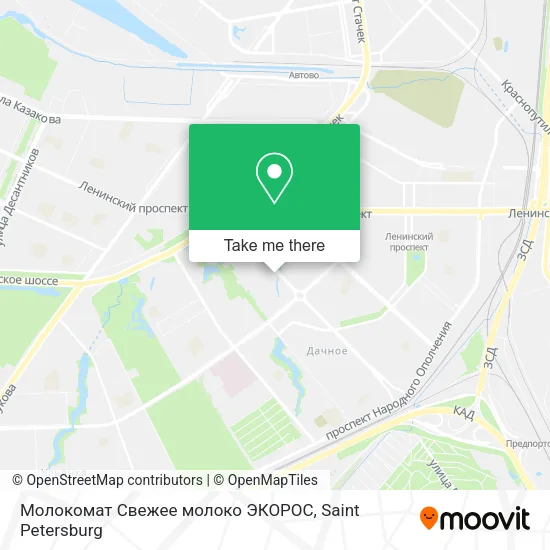 Молокомат Свежее молоко ЭКОРОС map