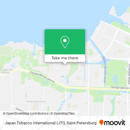 Japan Tobacco International (JTI) map