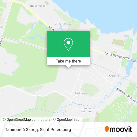 Танковый Завод map