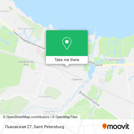 Львовская 27 map