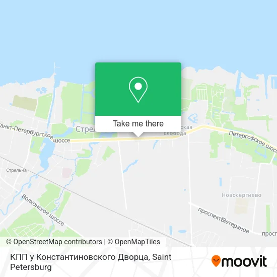 КПП у Константиновского Дворца map