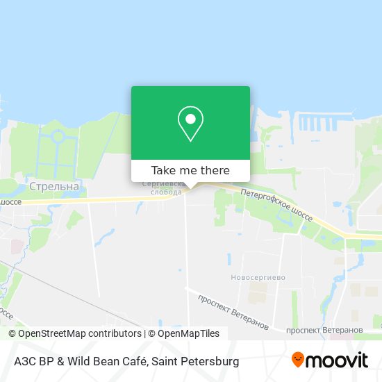 АЗС BP & Wild Bean Café map