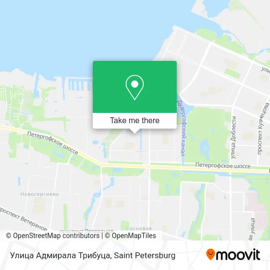 Улица Адмирала Трибуца map