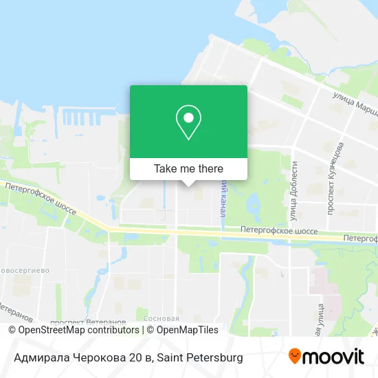 Адмирала Черокова 20 в map