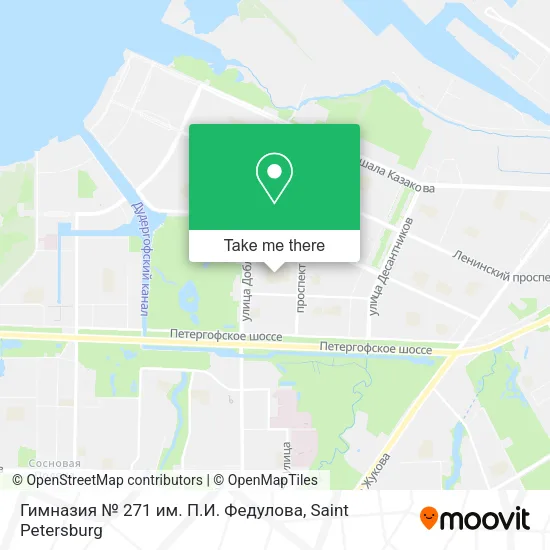 Гимназия № 271 им. П.И. Федулова map