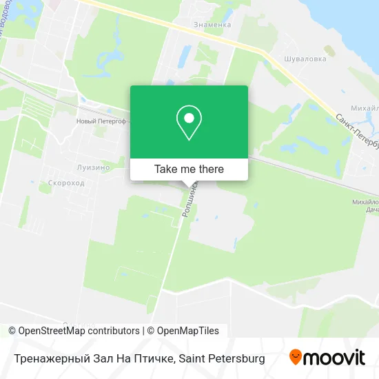 Тренажерный Зал На Птичке map