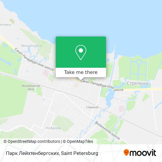 Парк Лейхтенбергских map