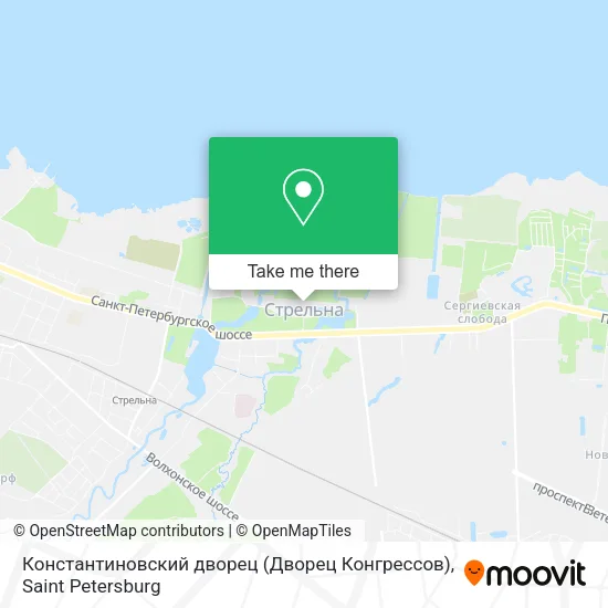 Константиновский дворец (Дворец Конгрессов) map