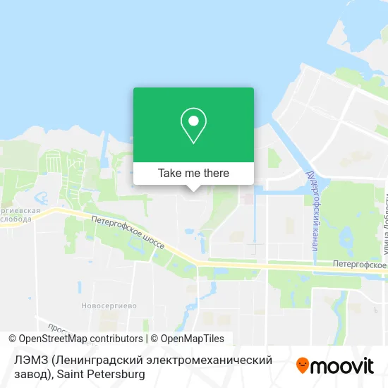 ЛЭМЗ (Ленинградский электромеханический завод) map