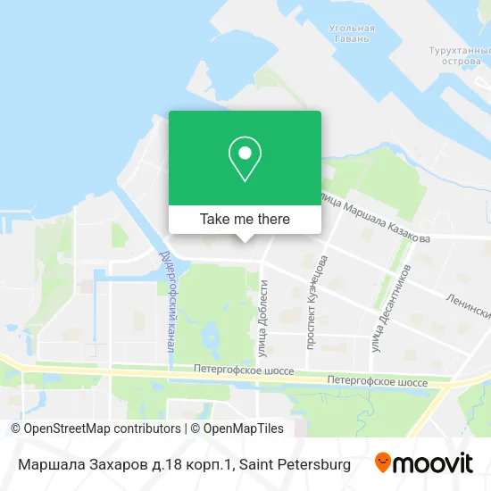 Маршала Захаров д.18 корп.1 map