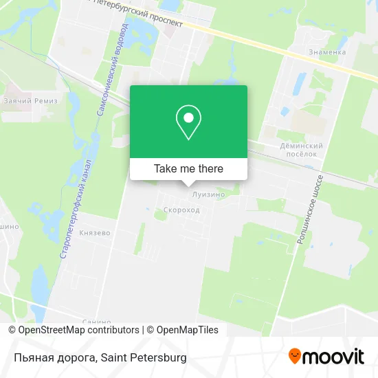 Пьяная дорога map