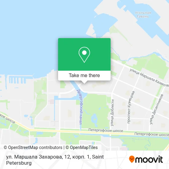 ул. Маршала Захарова, 12, корп. 1 map