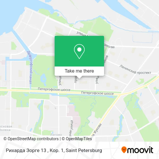 Рихарда Зорге 13 , Кор. 1 map