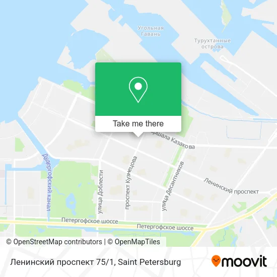 Ленинский проспект 75/1 map