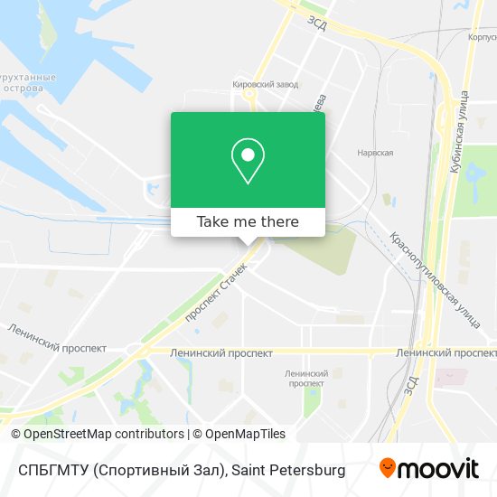 СПБГМТУ (Спортивный Зал) map