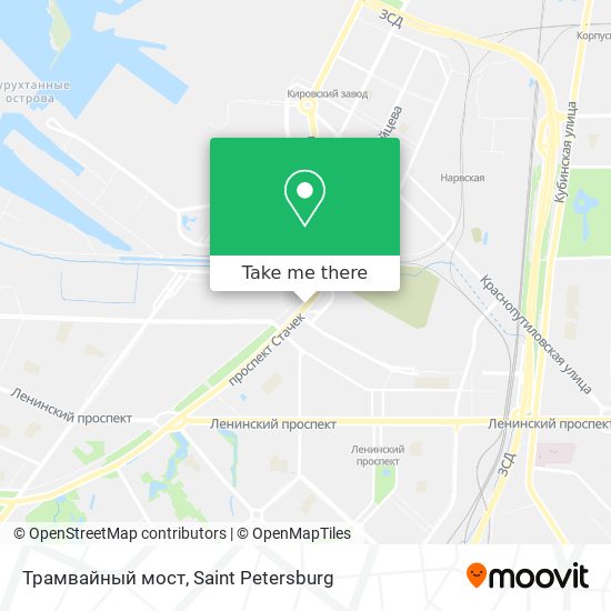 Трамвайный мост map
