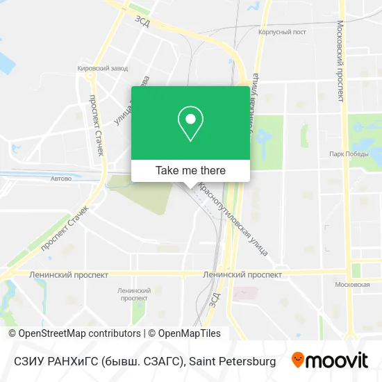 СЗИУ РАНХиГС (бывш. СЗАГС) map