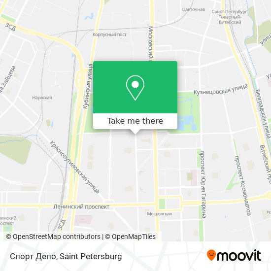 Спорт Депо map