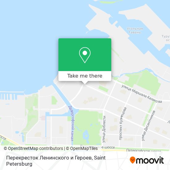 Перекресток Ленинского и Героев map