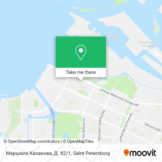 Маршала Казакова, Д. 82/1 map