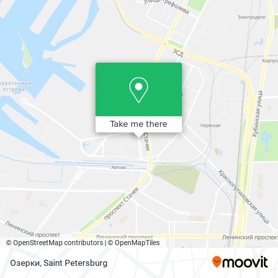 Озерки map