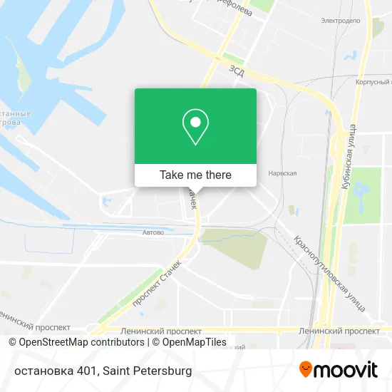 остановка 401 map