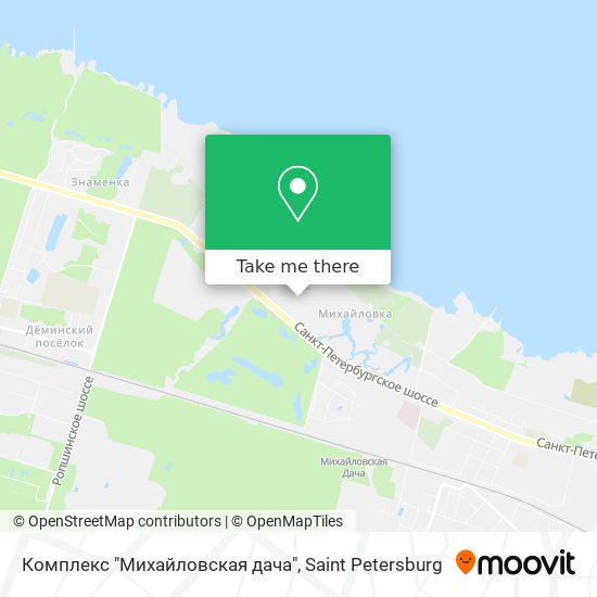 Комплекс "Михайловская дача" map