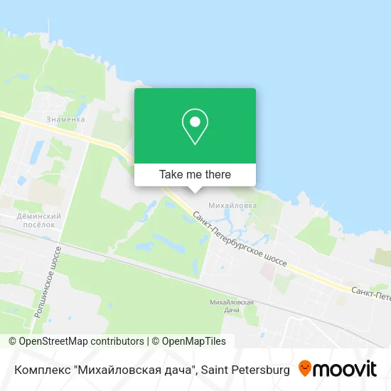 Комплекс "Михайловская дача" map