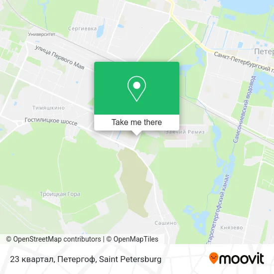 23 квартал, Петергоф map