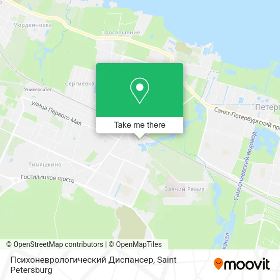 Психоневрологический Диспансер map