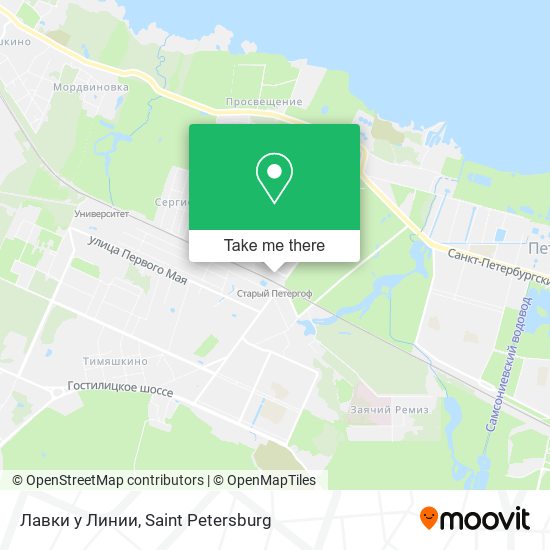 Лавки у Линии map