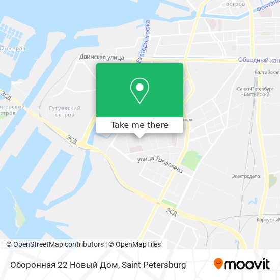 Оборонная 22 Новый Дом map