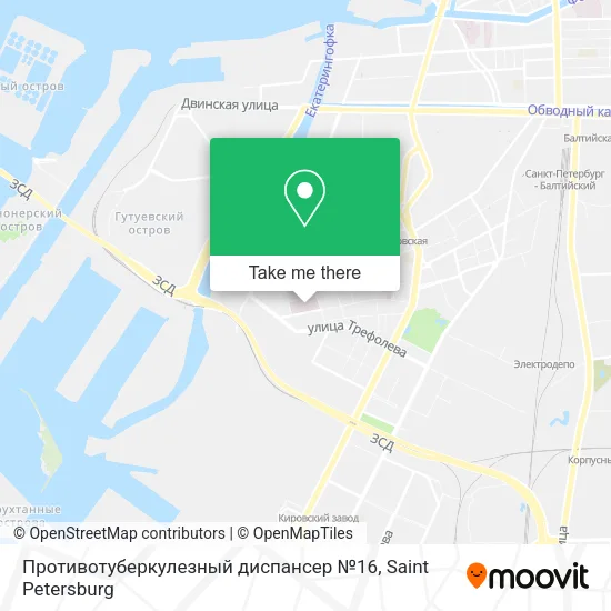 Противотуберкулезный диспансер №16 map