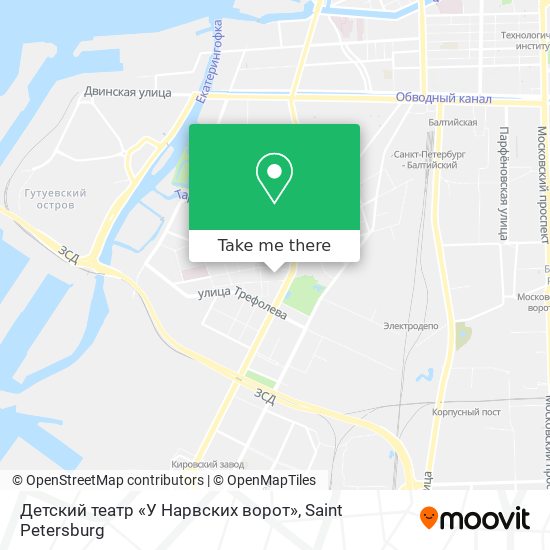 Детский театр «У Нарвских ворот» map