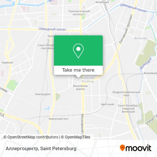 Аллергоцентр map