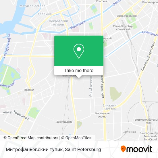 Митрофаньевский тупик map
