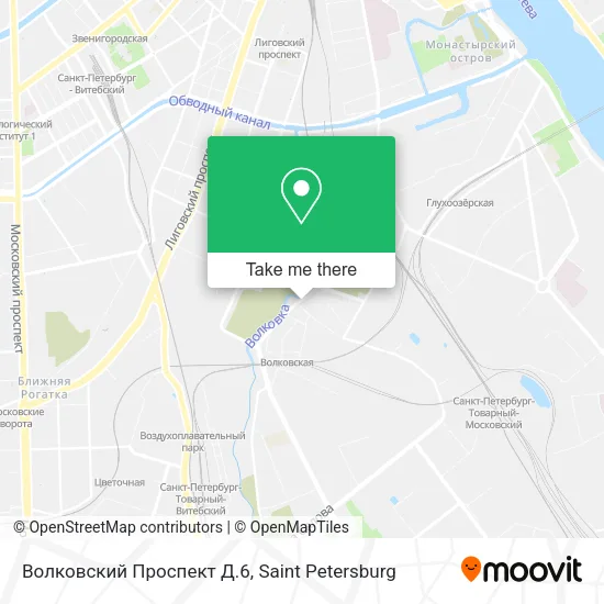 Волковский Проспект Д.6 map