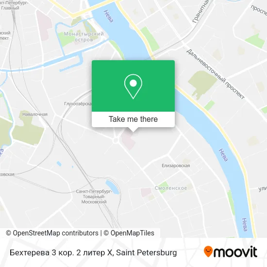 Бехтерева 3 кор. 2 литер Х map