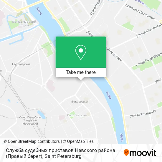 Служба судебных приставов Невского района (Правый берег) map