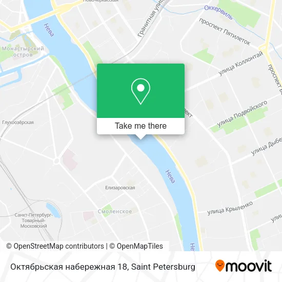 Октябрьская набережная 18 map