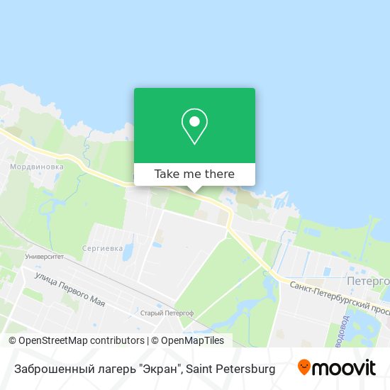 Заброшенный лагерь "Экран" map
