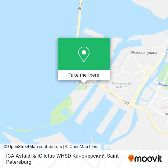 ICA Astaldi & IC Ictas-WHSD Канонерский map