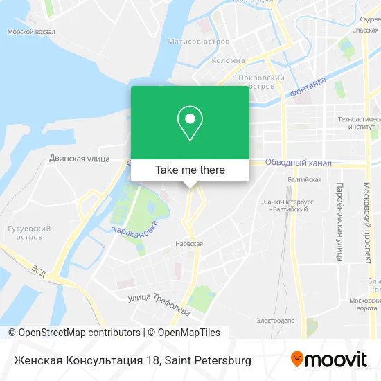 Женская Консультация 18 map
