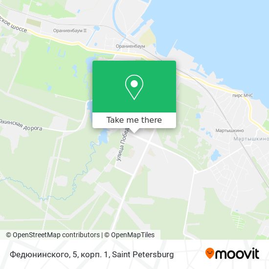 Федюнинского, 5, корп. 1 map