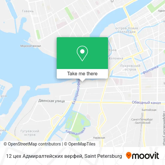 12 цех Адмиралтейских верфей map