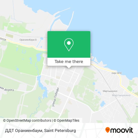 ДДТ Ораниенбаум map