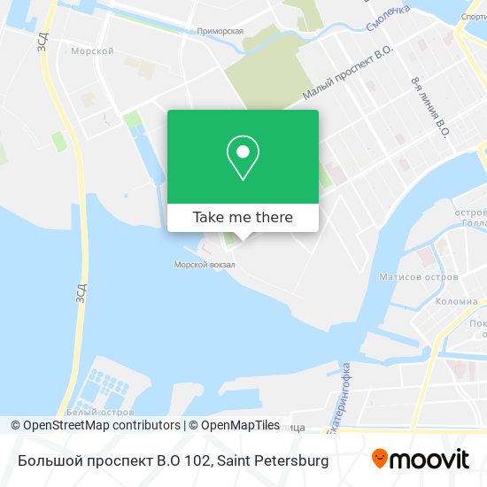 Большой проспект В.О 102 map