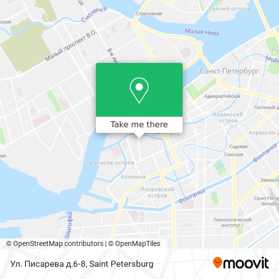 Ул. Писарева д.6-8 map