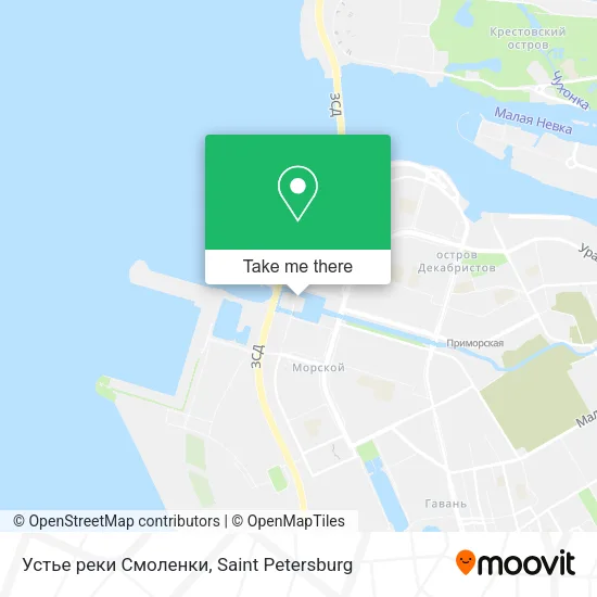 Устье реки Смоленки map